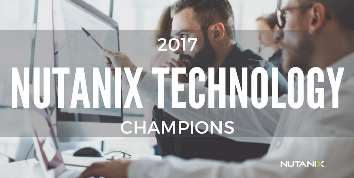Nutanix Technology Champions